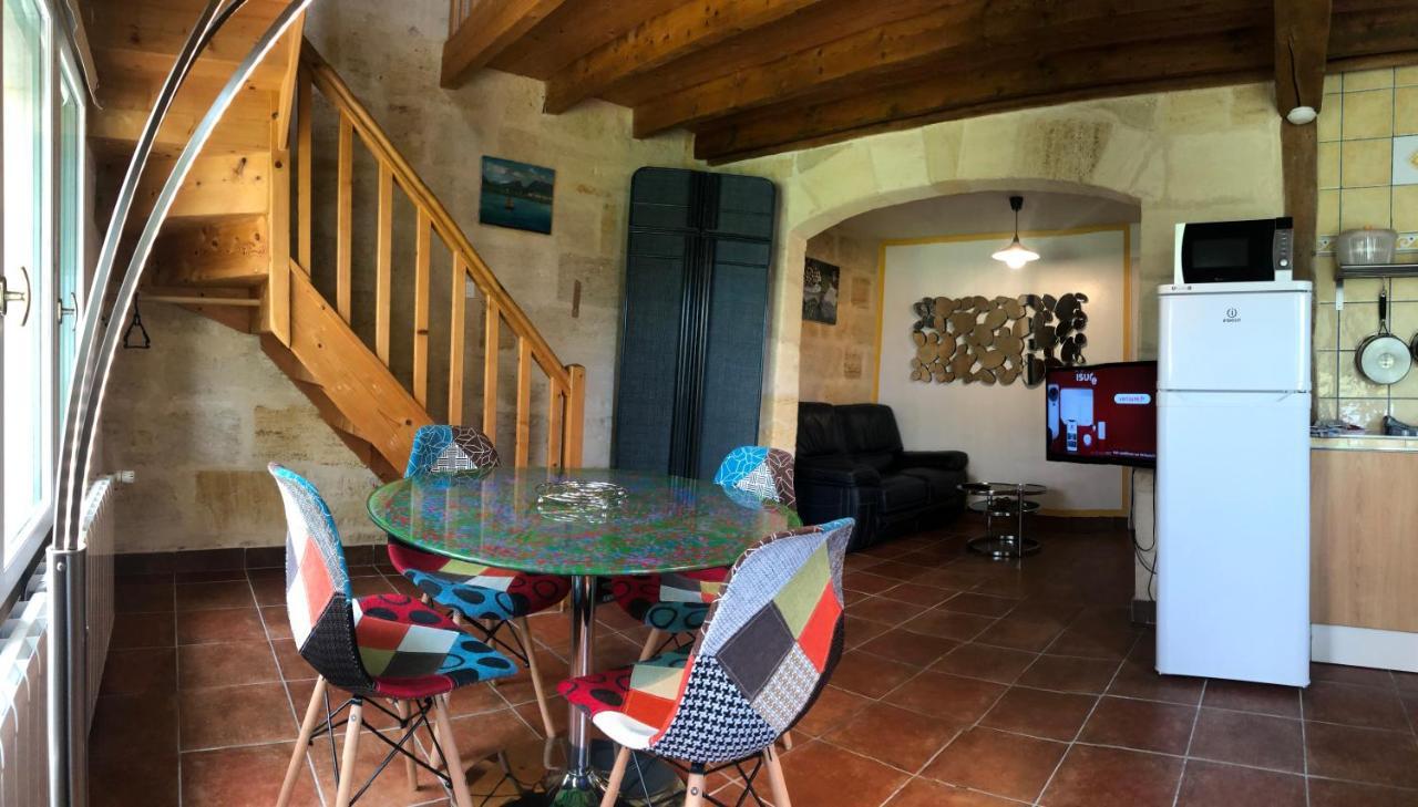 Gites Face Riviere Saint-Emilion Vignonet Buitenkant foto
